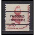 1816c 12c Liberty Torch Just Clears MNH Dry Gum...