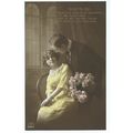 postcard glamour/fashion nbc hand coloured 8104/1