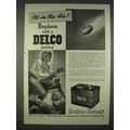 1940 Delco Battery Ad - It's In The Air