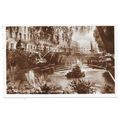 REAL PHOTO POSTCARD OF FOUNTAIN & PROMENADE CHE...