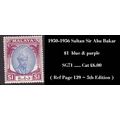 MALAYA-PAHANG Sultan Sir Abu Bakar 1950 $1 blue...