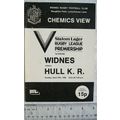 1980 programme Widnes v. Hull Kingston Rovers, ...