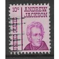 USA 1967 10c PURPLE ANDREW JACKSON SG 1268 FINE...