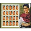 Frida Kahlo Complete Sheet of Twenty 34 Cent St...