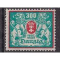 Danzig 1923 Arms 300m Mint Hung SG 125 VGC