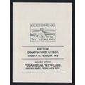 Greenland Polar Bear with cubs Black Print 1976...