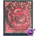 GB stamps 1902-10 KEV11 - 1d SG219 Slough 9