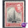 Bermuda 1938 SG110 1d Black & Red Mounted Mint.