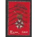 FRA 2002 46c 'LEGION D'HONNEUR MEDAL' FINE USED...