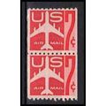 C61 7c Jet Airliner Fine MNH Pair PA0065