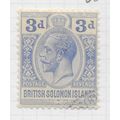 SOLOMON ISLANDS 1922 3d THREE PENCE PALE USED S...