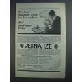 1915 Aetna Life Insurance Ad - Next Important T...
