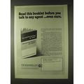1979 The Bankers Life Ad - Before You Talk To Agent
