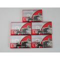 Lot Of 5 Blank Maxell Audio Cassette Tapes UR 90