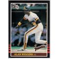 1985 Donruss baseball card 80 Alan Wiggins