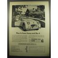 1955 Triumph T.R.2 Car Ad - How to leave home and like it