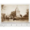 1940s Postcard Farnborough Old Church