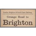 LONDON BRIGHTON & SOUTH COAST RAILWAY LUGGAGE L...