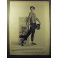1960 Bonwit Teller Pants by Jackfin and Overblouse Ad - Louise Dahl-Wolfe photo