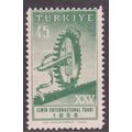 Turkey 1956 Izmir International Fair 45k Mint N...