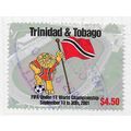 TRINIDAD & TOBAGO 2001 FIFA SOCCER U17 LION FOO...