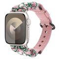 Paracord Genuine Leather Watch Band, For Apple ...