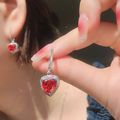 Elegant Red Zirconium Small And Exquisite Suit ...