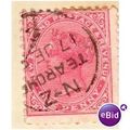 New Zealand 1882 - SG 237 - QV 1d red