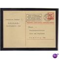 1959 SWITZERLAND PREPAID POSTCARD 25C ZURICH 18...