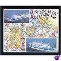 FAGA Postcard "NORMANDY FERRIES" Dover-Boulogne