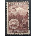 New Zealand 1899 SG263 5d Pale Brown Fine Used ...