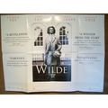 WILDE Stephen Fry, Jude Law 1997 Movie Quad Poster