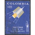 Colombia 1968 - SG1213 - 1p yellow, grey & blue...