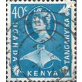 KUT, FISH, Stingray, blue 1960, 40c, #3