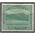 Dominica 1921 SG62 1/2d Blue-Green Mounted Mint...