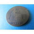 1886 QUEEN VICTORIA ONE PENNY FREE POST. A