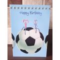 birthday card for him - Happy Birthday - (Footb...