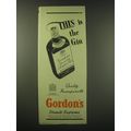 1953 Gordon's Gin Ad - This is the Gin