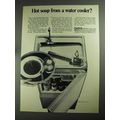1968 Oasis Water Coolers Ad - Hot Soup From a Cooler