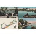 Bermuda Map Norwood Bridge River Waters Boat 4x...
