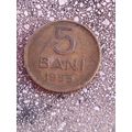 Umlaufmünze Rumänien 5 Bani 1955