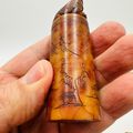Chinese Carved Shoushan Stone Calligraphy Natha...
