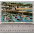 old postcard Paignton, The Harbour & Festival Hall