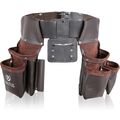 LAUTUS Oil Tanned Leather Tool Belt Rig, Carpen...