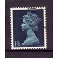 GREAT BRITAIN 1967 SG 743 1s 6d BLUE AND DEEP B...