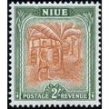 Niue KGVI 1950 2s Brown Orange & Dull Green Mou...