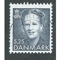 DEN 1990 5.25KR 'QUEEN MARGRETHE II' FINE USED ...