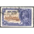 Hong Kong 1935 - SG135 - 10c brown/blue - KGV S...