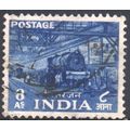 India 1955 - SG362 - 8a blue - Chittaranjan Loc...