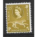 KENYA UGANDA TANGANYIKA 1960 SG 191 65c YELLOW ...